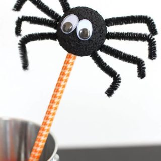 Kids-Craft-Halloween-Spider-Pencils-690x1024