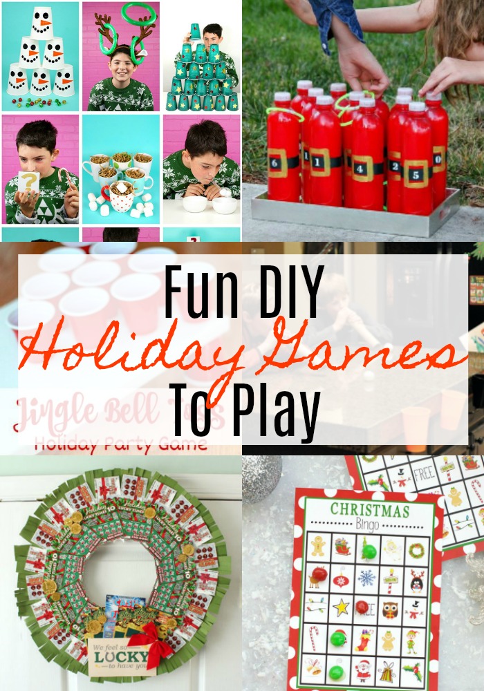 DIY Holiday Games to Play This Holiday Season via @resincraftsblog