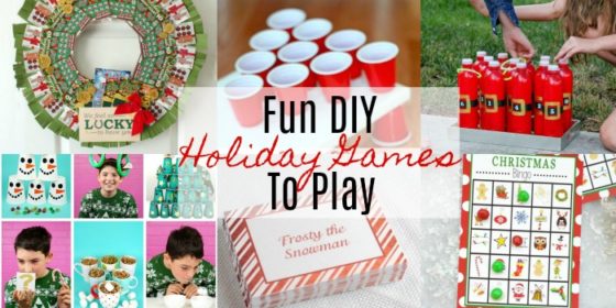 DIY Holiday Games to Play This Holiday Season