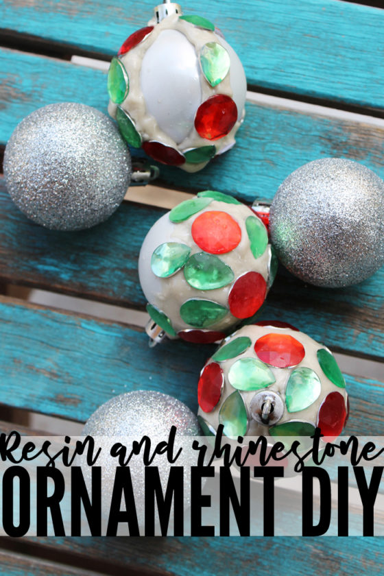 Jewelry Clay Jewel Christmas Tree Ornaments DIY - Resin Crafts Blog by ETI