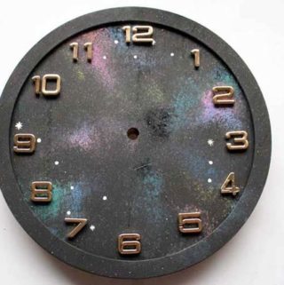 resin galaxy clock diy resin crafts blog (1)
