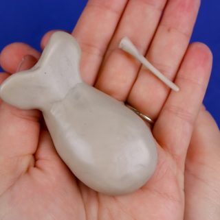 DIY Narwhal Clay Figure