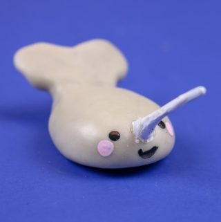 DIY Narwhal Made From Clay