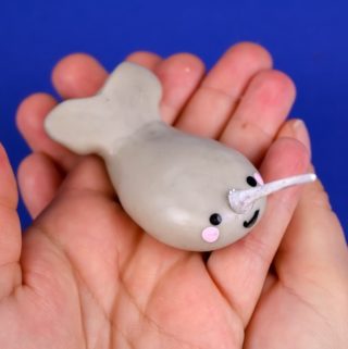 How to Make a Clay Narwhal