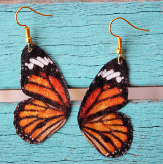 butterfly wing resin earrings (4)