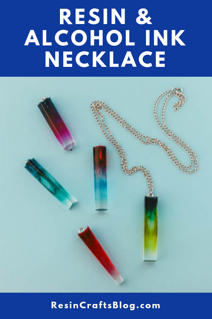  Create beautiful DIY resin necklace pendants with colorful alcohol inks. For this project, I use EasyCast Clear Casting Epoxy to make amazing designs! #resin #resincrafts #resin #diy #ResinCraftsBlog #ResinCraftsAmbassador via @resincraftsblog