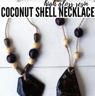 coconut shell necklace with resin (2)