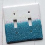 Glittered Resin Switch Plate DIY - Resin Crafts Blog