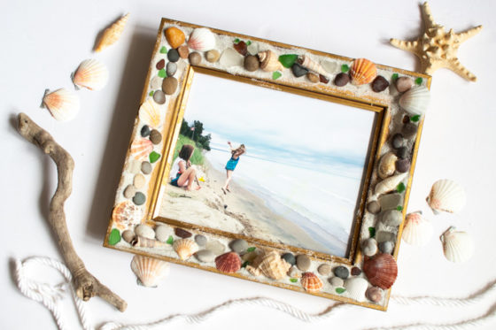 Beach-Themed Upcycled Photo Frame with EasySculpt