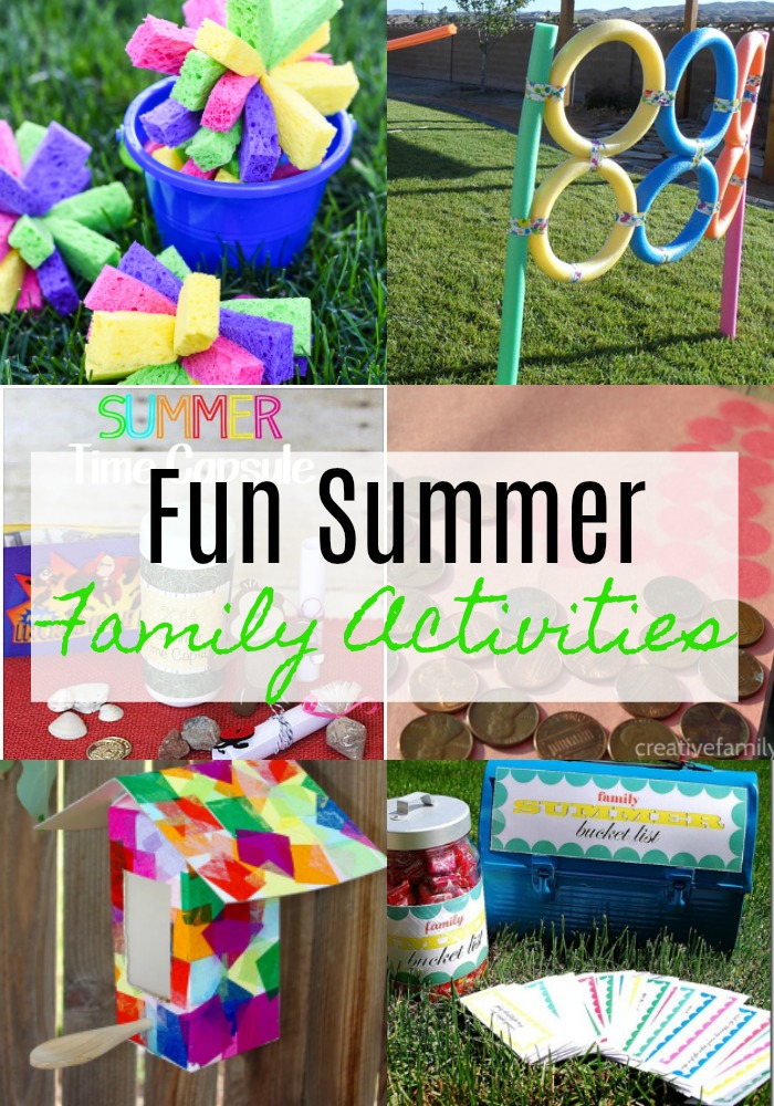 Fun Summer Family Activities via @resincraftsblog