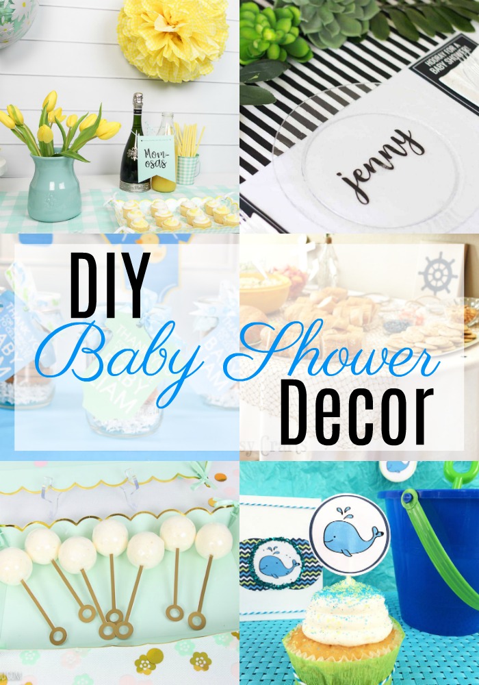 DIY Baby Shower Decor via @resincraftsblog