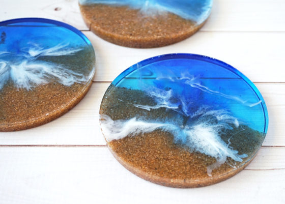 Diy Resin Beach Coasters Resin Crafts Blog