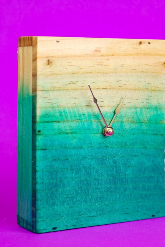 DIY Resin Topped Desk Clock Resin Crafts Blog