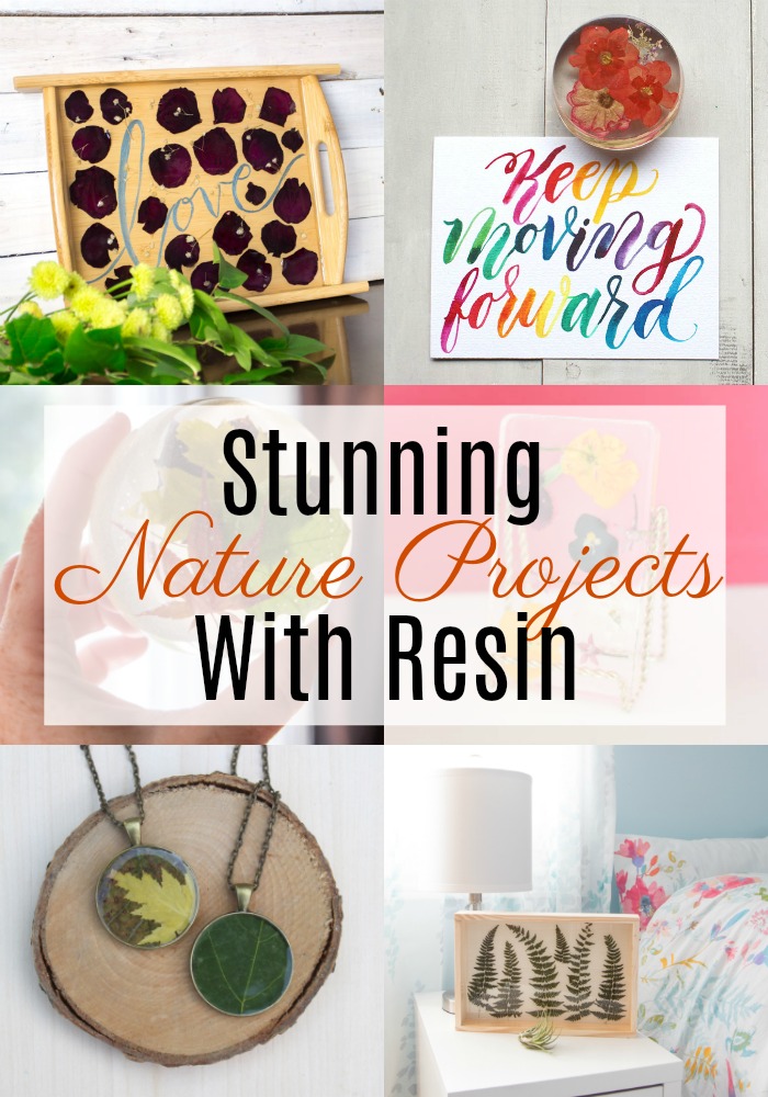 Stunning Nature Projects with Resin via @resincraftsblog