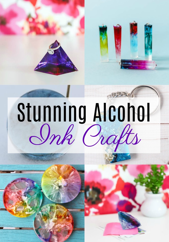Stunning Alcohol Ink Crafts via @resincraftsblog