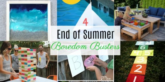 End Of Summer Boredom Busters