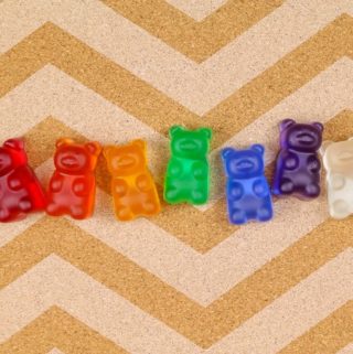 Rainbow Gummy Bear Thumbtacks
