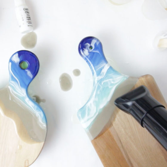 CoastalInspired Wooden Cutting Boards with Resin Resin Crafts Blog