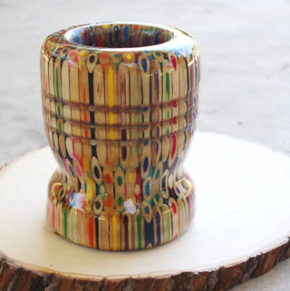 Make a Resin Colored Pencil Vase DIY