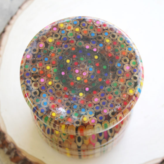 Make a Resin Colored Pencil Vase DIY Resin Crafts Blog