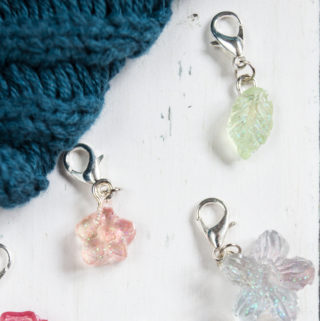 Adorable Flower Resin Stitch Markers