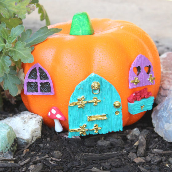 Fairy Garden Pumpkin House with FastCast Resin