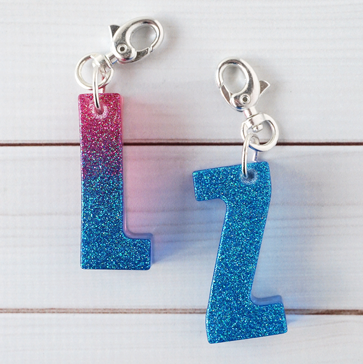 letter keychains