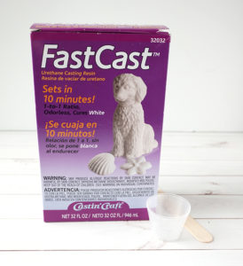 FastCast Resin packaging and supplies
