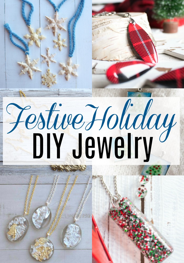 Festive DIY Jewelry To Wear This Holiday via @resincraftsblog