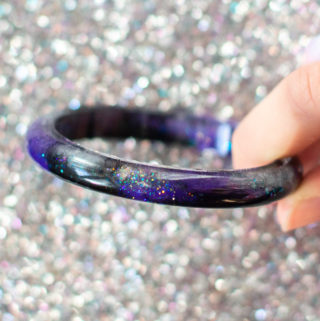 galaxy resin bracelet-5215