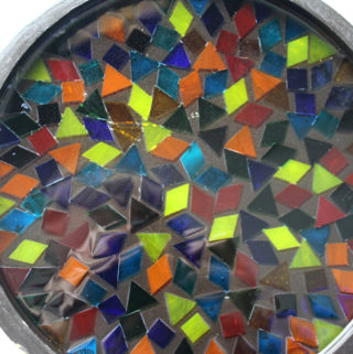 mosaic resin cake stand envirotex high gloss resin finish (2)