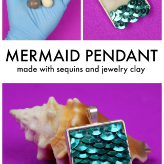 Jewelry Clay Mermaid Pendant