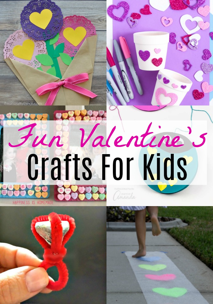 Fun Valentine’s Kids Crafts via @resincraftsblog