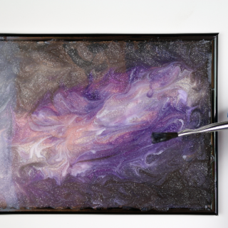 Creating Galaxy Art with Resin