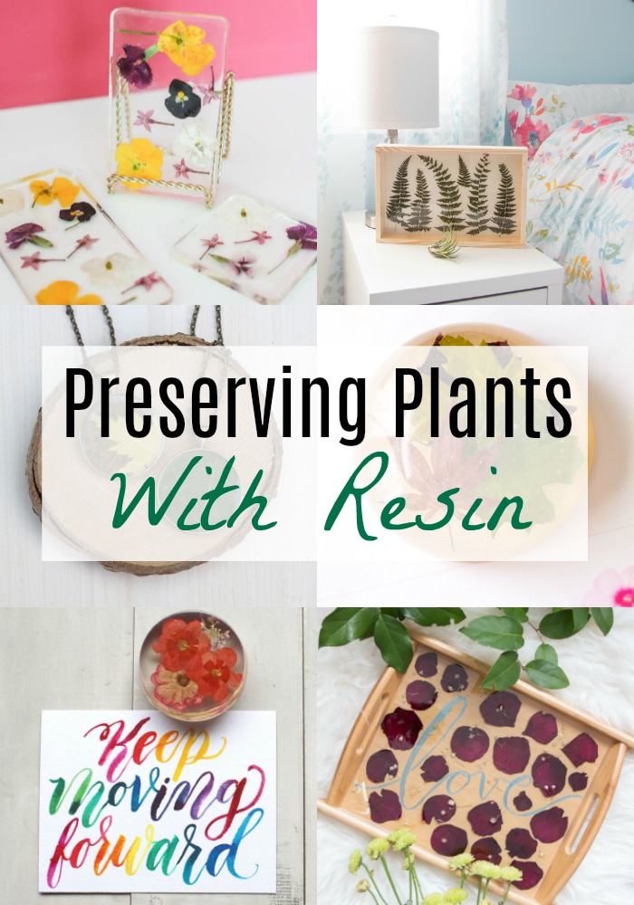 The Best Tutorials to Preserve Flowers & Plants in Resin via @resincraftsblog