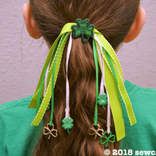 Sew Can Do DIY St Patrick's Day Hair Band Ribbon Accessory