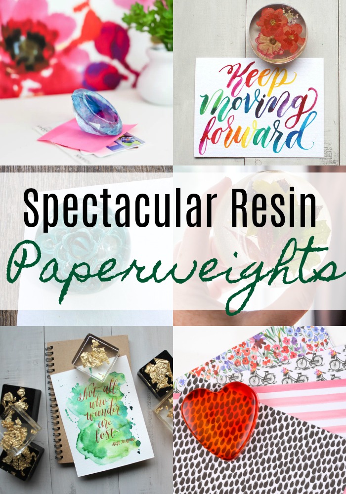 Spectacular Resin Paperweights via @resincraftsblog