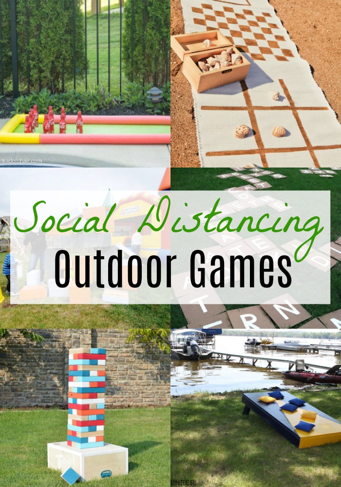 Outdoor Games That Can Be Played From A Distance via @resincraftsblog