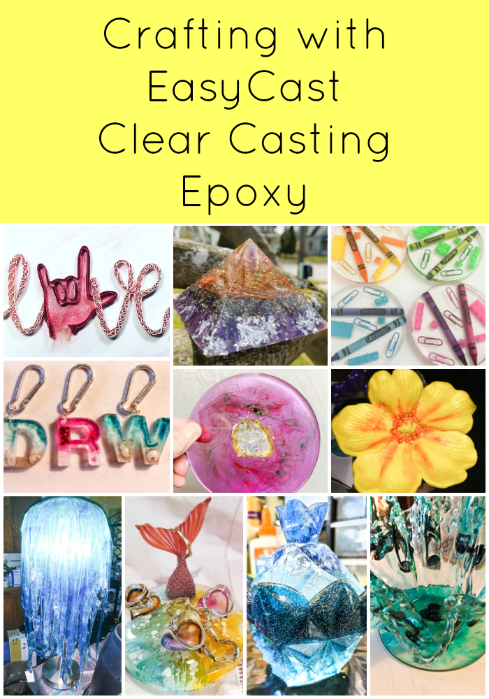EasyCast Clear Casting Epoxy Projects via @resincraftsblog