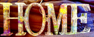 Resin Home Sign
