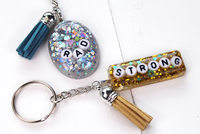 PERSONAL LETTER BEAD NAME KEYCHAIN  PERSONIZED CHARM 
