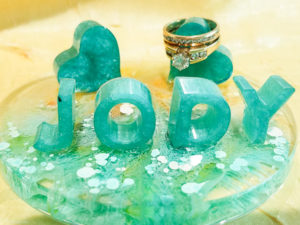 personalized resin ring holder