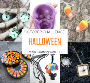 Halloween resin crafting challenge