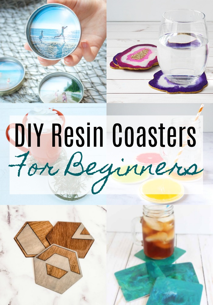 Today we're sharing some great beginner resin coaster projects so you can get started on your crafting journey.  #resincraftsblog #diyresincoasters via @resincraftsblog