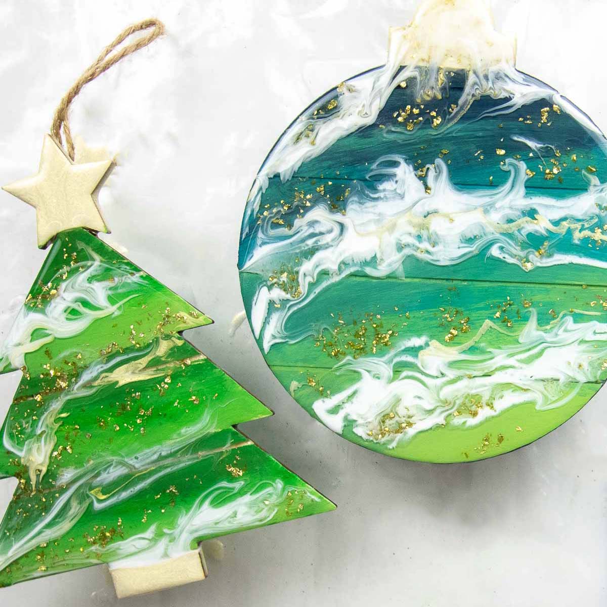 Colorful DIY Resin Ornaments