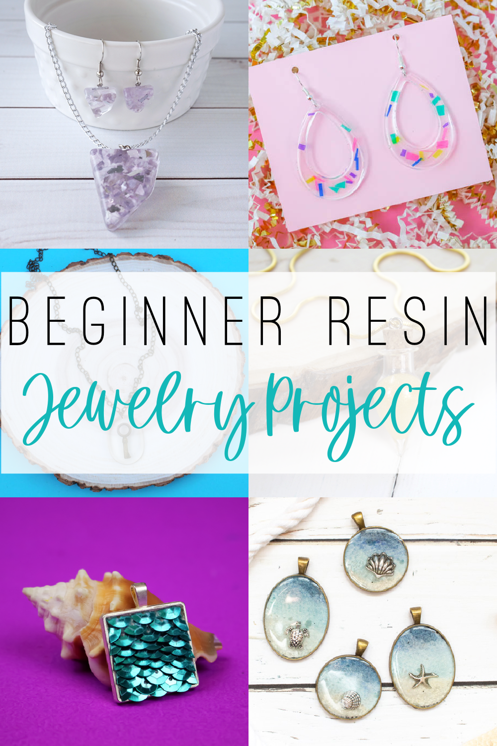 DIY Beginner Resin Jewelry Projects via @resincraftsblog