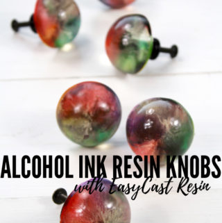 alcohol ink resin knobs diy (2)