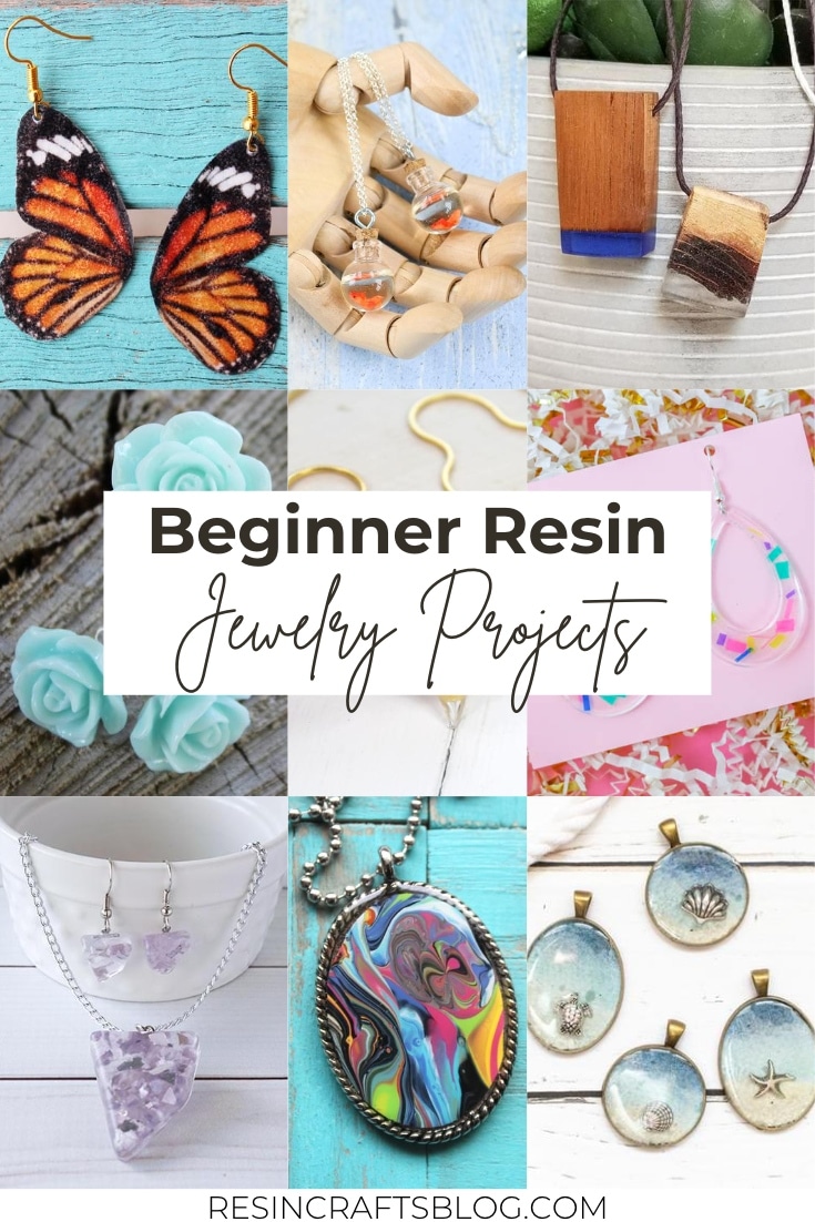 beginner jewelry resin projects via @resincraftsblog