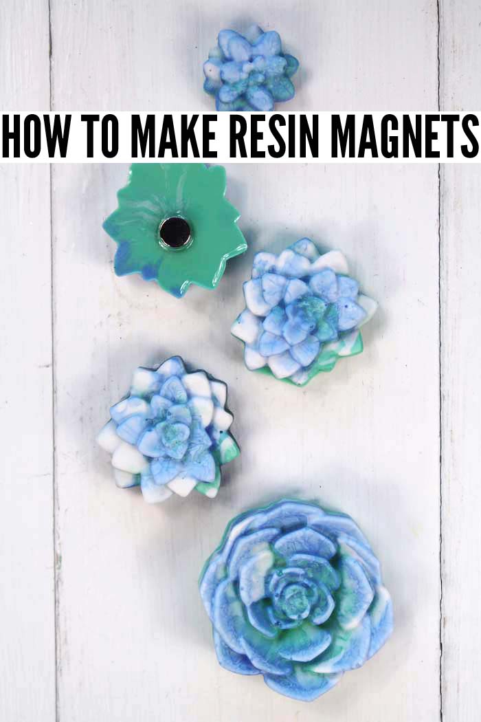 Make resin magnets with EasyCast Clear Casting Epoxy as a stand alone craft or as a great way to use up leftover resin. #resin #resincrafts #resincraftsblog #doodlecraft via @resincraftsblog