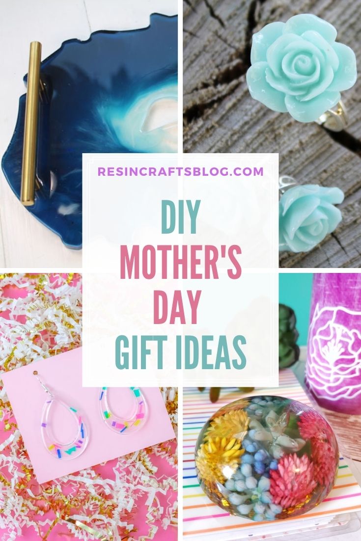 Thoughtful and beautiful DIY Mother's Day gift ideas via @resincraftsblog
